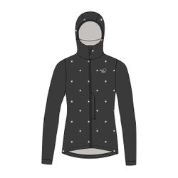 Maloja SennesM. Printed Jacket Women's in Deep Black Stars